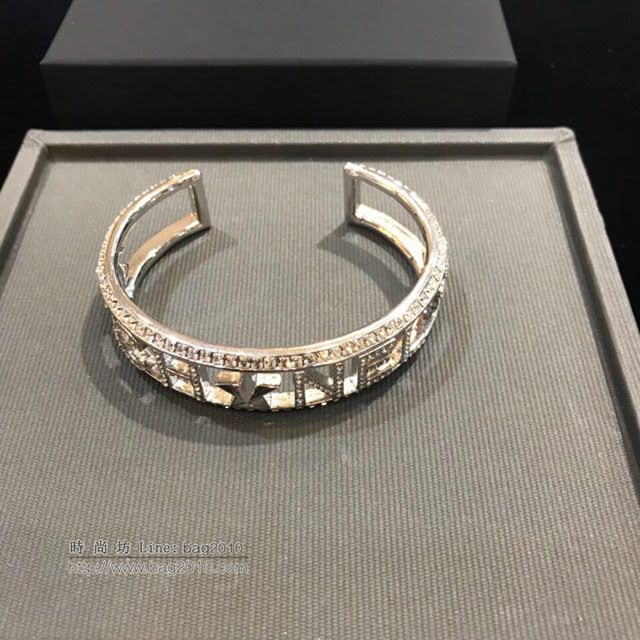 chanel手鏈 香奈兒字母 星星滿鑽 開口手鐲  gzsc1430